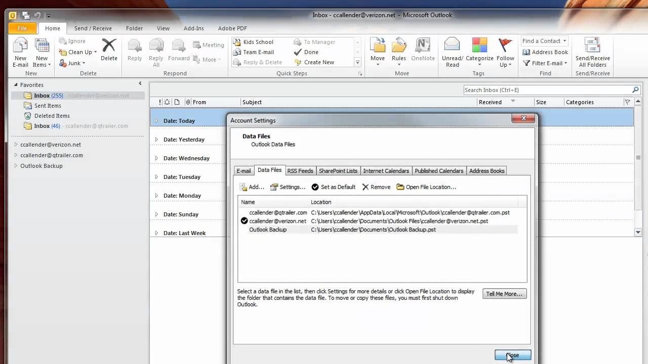 How to unarchive an email in outlook 2016